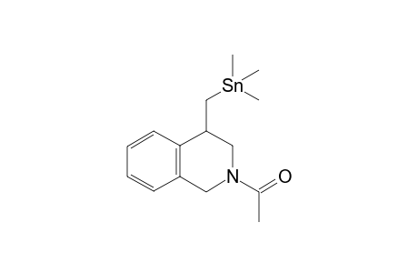 1-(4-((Trimethylstannyl)methyl)-3,4-dihydroisoquinolin-2(1H)-yl)ethanone