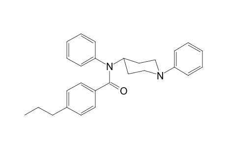 4-Propyl-N-(1-phenylpiperidin-4-yl)-N-phenylbenzamide