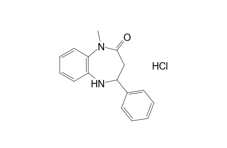 1-Methyl-4-phenyl-2,3,4,5-tetrahydro-1H-1,5-benzodiazepin-2-one HCl