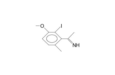 .alpha.,6-Dimethyl-2-iodo-3-methoxy-benzylimine