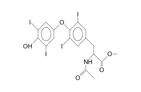 N-Acetyl-3,5,3',5'-tetraiodo-thyronine methyl ester