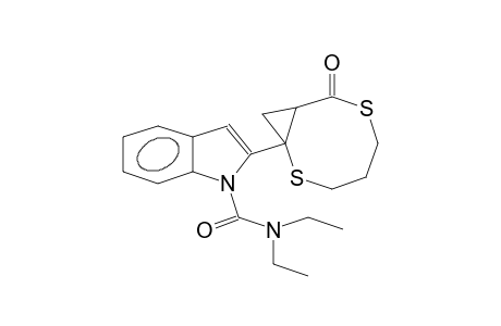 1H-INDOLE-1-CARBOXAMIDE, N,N-DIETHYL-2-(7-OXO-2,6-DITHIABICYCLO[6.1.0]NON-1-YL)-