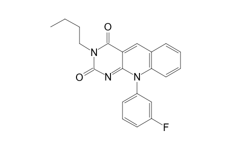 3-Butyl-10-(3-fluorophenyl)pyrimido[4,5-b]quinoline-2,4(3H,10H)-dione