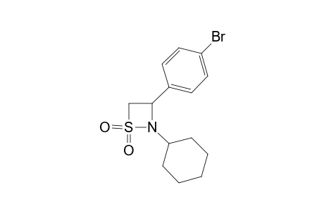 2-Cyalohexyl-3-(4-bromophenyl)-1,2-thiazetidine 1,1-Dioxide