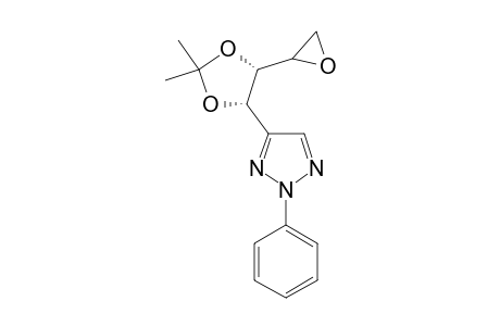 2-PHENYL-4-(D-ARABINO-3',4'-EPOXY-O-1',2'-ISOPROPYLIDENEBUTYL)-2H-1,2,3-TRIAZOLE