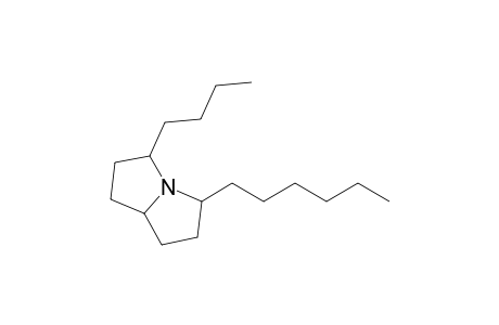 3-Butyl-5-hexylhexahydro-1H-pyrrolizine