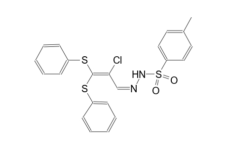 N'-[(Z)-2-chloro-3,3-bis(phenylsulfanyl)-2-propenylidene]-4-methylbenzenesulfonohydrazide