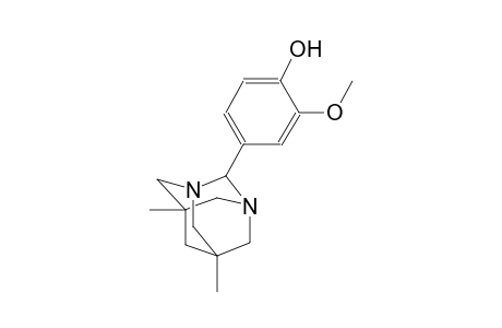 4-(5,7-dimethyl-1,3-diazatricyclo[3.3.1.1~3,7~]dec-2-yl)-2-methoxyphenol