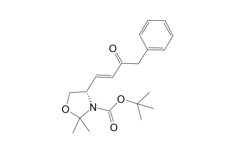 (4S)-(3'-Oxo-4'-phenylbut-1'(E)-enyl)-2,2-dimethyloxazolidine-3-carboxylic acid tert-butyl ester