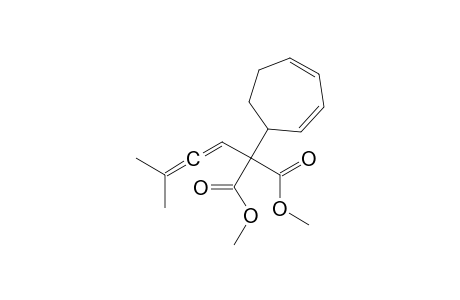 2-(1-cyclohepta-2,4-dienyl)-2-(3-methylbuta-1,2-dienyl)propanedioic acid dimethyl ester