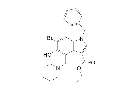1-Benzyl-6-bromo-3-carbethoxy-2-methyl-4-(piperidin-1-ium-1-ylmethyl)indol-5-olate