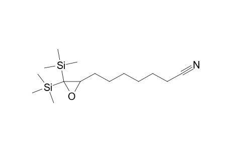 7-[3,3-Bis(trimethylsilyl)oxiran-2-yl]heptanenitrile