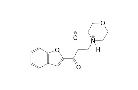 morpholinium, 4-[3-(2-benzofuranyl)-3-oxopropyl]-, chloride