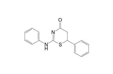 2-(N-Phenylamino)-6-phenyl-5,6-dihydro-4H-1,3-thiazin-4-one