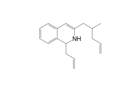 Isoquinoline, 1,2-dihydro-1-allyl-3-(2-methylpent-4-enyl)-