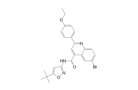 6-bromo-N-(5-tert-butyl-3-isoxazolyl)-2-(4-ethoxyphenyl)-4-quinolinecarboxamide