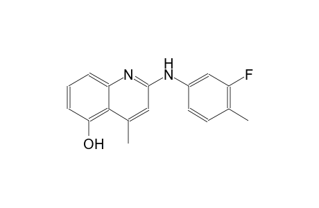 5-quinolinol, 2-[(3-fluoro-4-methylphenyl)amino]-4-methyl-