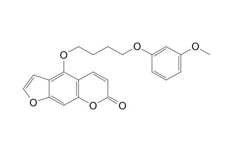 4-(4-[3-Methoxyphenoxy]butoxy)-7H-furo[3,2-g][1]benzopyran-7-one