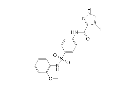 4-iodo-N-{4-[(2-methoxyanilino)sulfonyl]phenyl}-1H-pyrazole-3-carboxamide