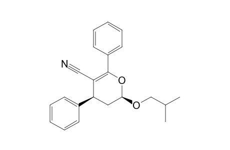 (2R*,4S*)-2-( Isobutoxy)-4,6-diphenyl-3,4-dihydro-2H-pyran-5-carbonitrile