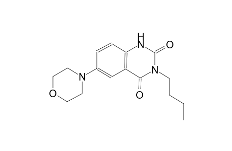 3-butyl-6-(4-morpholinyl)-2,4(1H,3H)-quinazolinedione