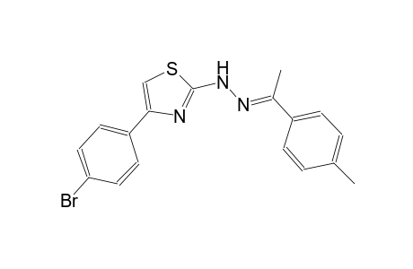 ethanone, 1-(4-methylphenyl)-, [4-(4-bromophenyl)-2-thiazolyl]hydrazone, (1E)-