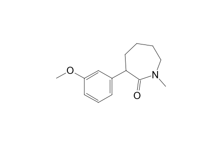 hexahydro-3-(m-methoxyphenyl)-1-methyl-2H-azepin-2-one