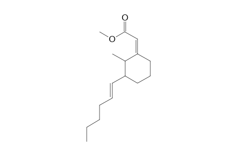 [3-((E)-Hex-1-enyl)-2-methyl-cyclohex-(Z)-ylidene]-acetic acid methyl ester