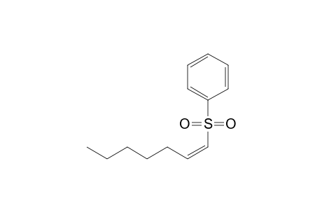 Benzene, (1-heptenylsulfonyl)-