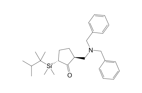 (2S,5R)-2-[(dibenzylamino)methyl]-5-[2,3-dimethylbutan-2-yl(dimethyl)silyl]cyclopentan-1-one