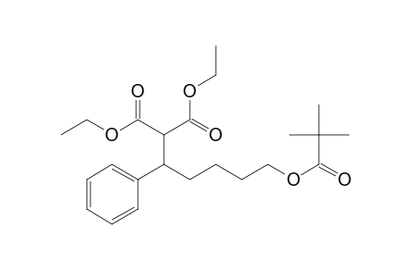 2-(1-phenyl-5-pivaloyloxy-pentyl)malonic acid diethyl ester