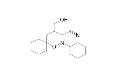 2-Cyclohexyl-4-hydroxymethyl-1-oxa-2-aza-spiro[5.5]undecane-3-carbonitrile