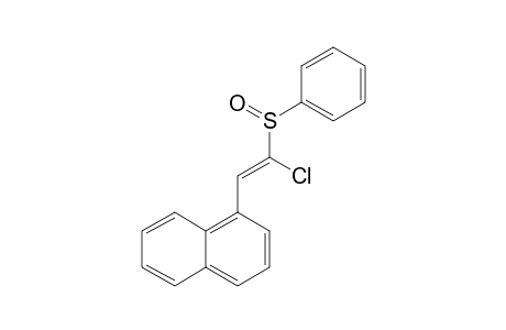 1-Chloro-2-(1-naphthyl)-1-(phenylsulfinyl)ethene