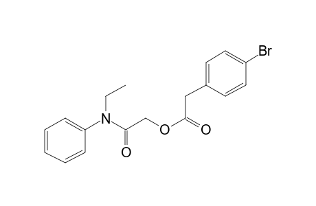 2-(4-Bromophenyl)acetic acid [2-(N-ethylanilino)-2-keto-ethyl] ester