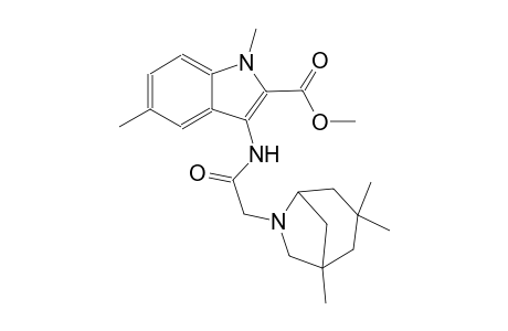 methyl 1,5-dimethyl-3-{[(1,3,3-trimethyl-6-azabicyclo[3.2.1]oct-6-yl)acetyl]amino}-1H-indole-2-carboxylate