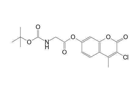 3-chloro-4-methyl-2-oxo-2H-chromen-7-yl [(tert-butoxycarbonyl)amino]acetate