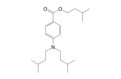 Benzoic acid, 4-di(3-methylbutyl)amino-, 3-methylbutyl ester