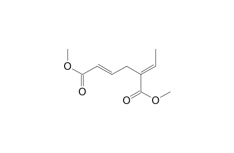 2-Hexenedioic acid, 5-ethylidene-, dimethyl ester