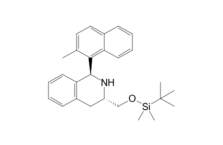 tert-Butyl-dimethyl-[[(1S,3S)-1-(2-methyl-1-naphthalenyl)-1,2,3,4-tetrahydroisoquinolin-3-yl]methoxy]silane