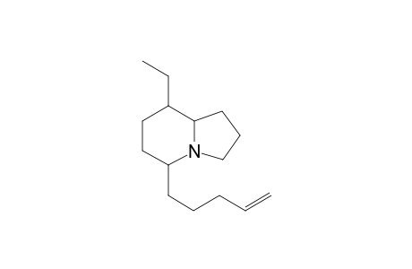 8-Ethyl-5-(4'-penten-1'-yl)-indolizidine