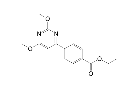 4-(2,6-Dimethoxypyrimidin-4-yl)benzoic acid ethyl ester