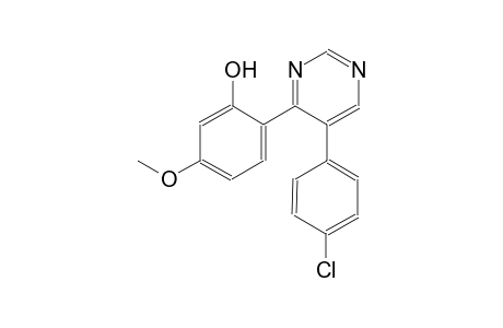 phenol, 2-[5-(4-chlorophenyl)-4-pyrimidinyl]-5-methoxy-