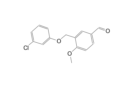 3-[(3-Chlorophenoxy)methyl]-4-methoxybenzaldehyde