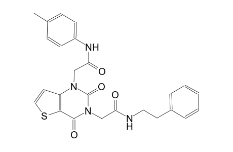 1-[3-(4-methylphenyl)-2-oxopropyl]-3-(2-oxo-5-phenylpentyl)-1H,2H,3H,4H-thieno[3,2-d]pyrimidine-2,4-dione