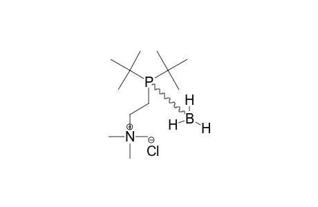 (2-DI-TERT.-BUTYLPHOSPHINOETHYL)-TRIMETHYLAMMONIUM-CHLORIDE-BORANE-ADDUCT