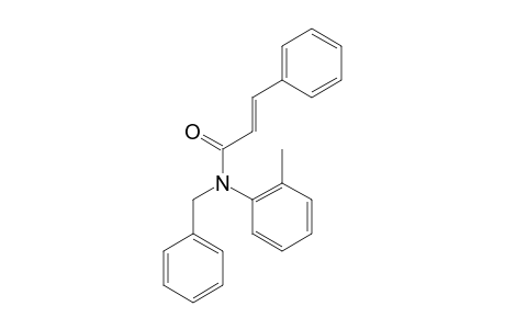 N-Benzyl-N-(2-methylphenyl)-3-phenylacrylamide