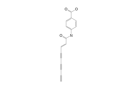 4-[[(E)-non-2-en-4,6,8-triynoyl]amino]benzoic acid