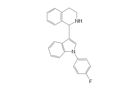 1-(1-(4-Fluorophenyl)-1H-indol-3-yl)-1,2,3,4-tetrahydroisoquinoline