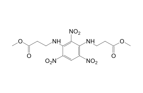 N,N'-(2,4,6-trinitro-m-phenylene)di-beta-alanine, dimethyl ester