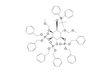 1D-1-O-(TERT.-BUTYLDIPHENYLSILYL)-2,6-O-BIS-(METHOXYMETHYLENE)-MYO-INOSITOL-3,4,5-TRIS-(DIBENZYLPHOSPHATE)